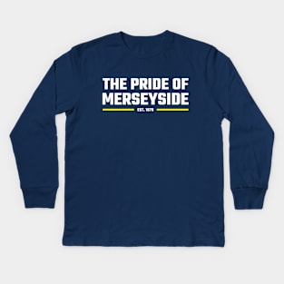 The Pride of Merseyside Kids Long Sleeve T-Shirt
